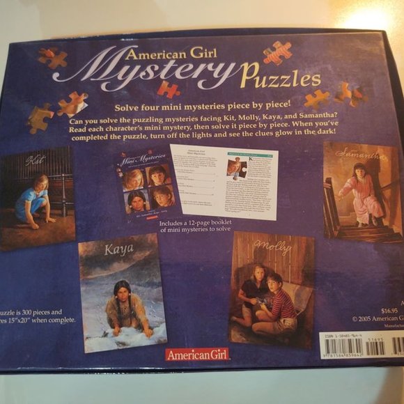 UNOPENED American Girl Jigsaw Puzzle - 4 Mystery Mini Puzzles 300 pieces - Picture 3 of 3